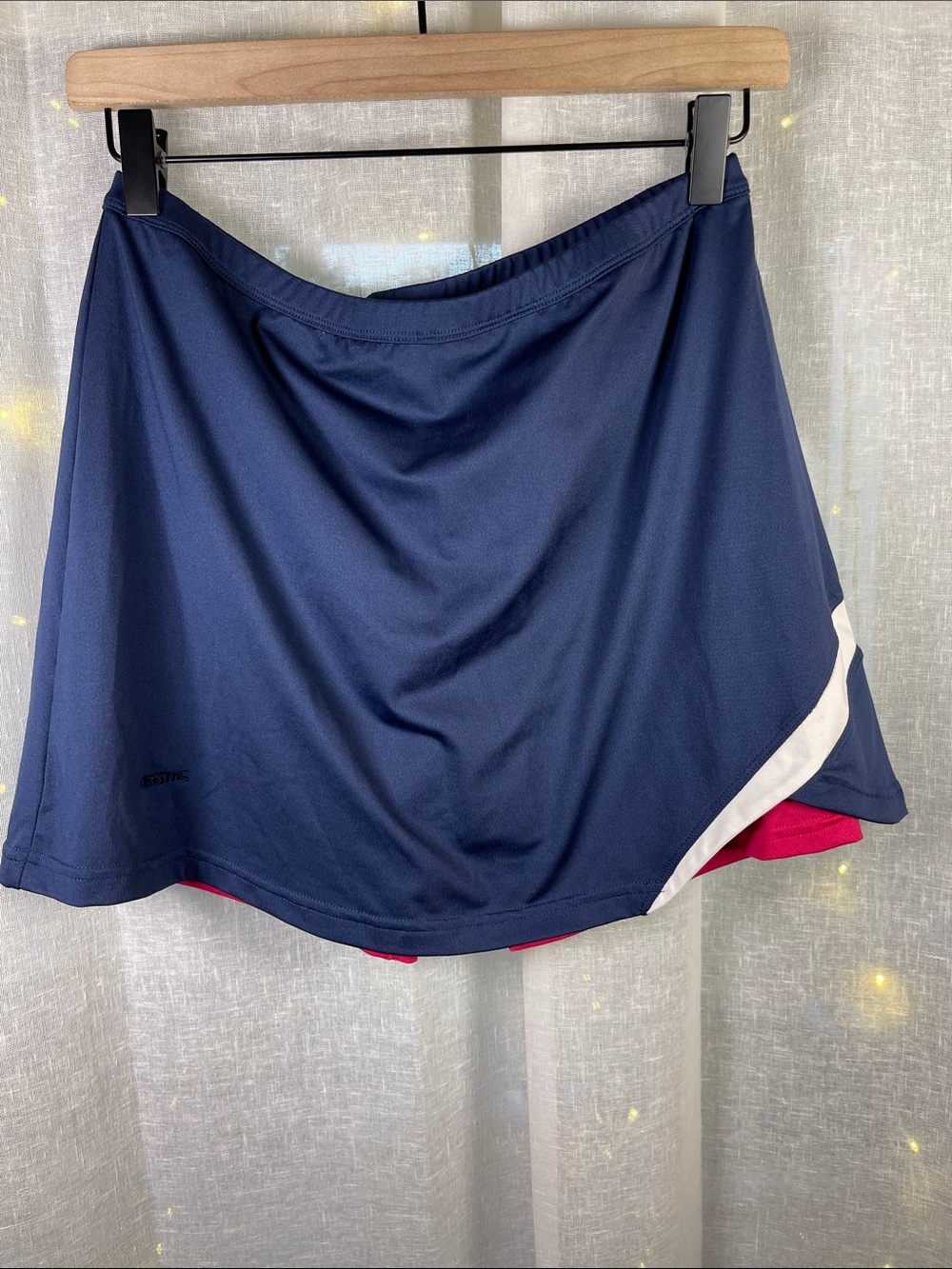 bolle Navy Skort with Pink Full Shorts and White Trim